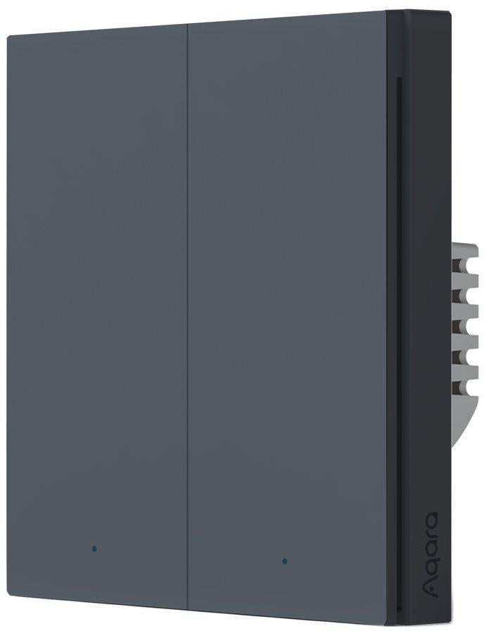 Aqara Smart Wall Switch H1 Szary podwójny bez przewodu neutralnego