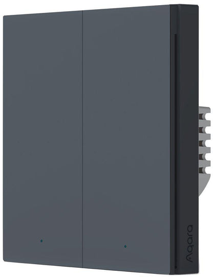 Aqara Smart Wall Switch H1 Szary podwójny bez przewodu neutralnego