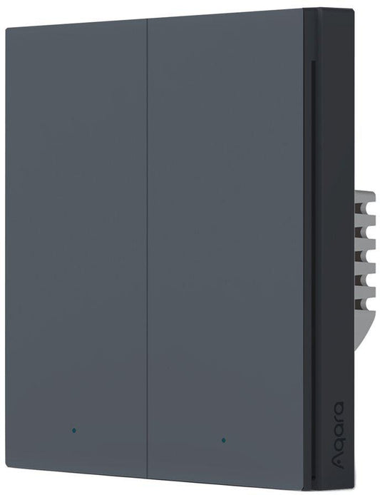 Aqara Smart Wall Switch H1 Szary podwójny bez przewodu neutralnego