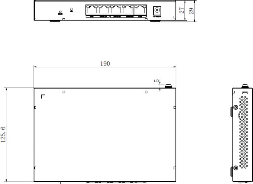 Switch Hikvision DS-3WG105G-SI