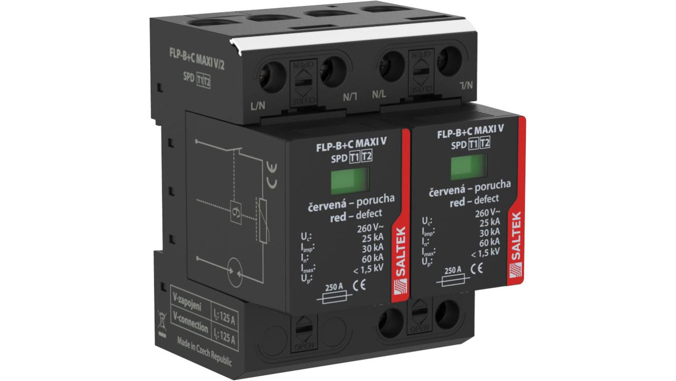 FLP-B+C MAXI V/2 Ogranicznik przepięć SALTEK