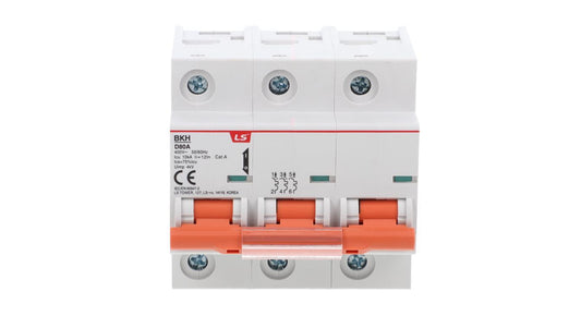 Wyłącznik nadprądowy 3P D 80A 10kA AC BKH 06110350R0