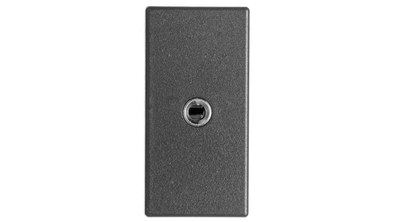 Simon Connect Gniazdo K45/2 audio żeńskie 3,5mm stereo mini-jack czarny K123B/14