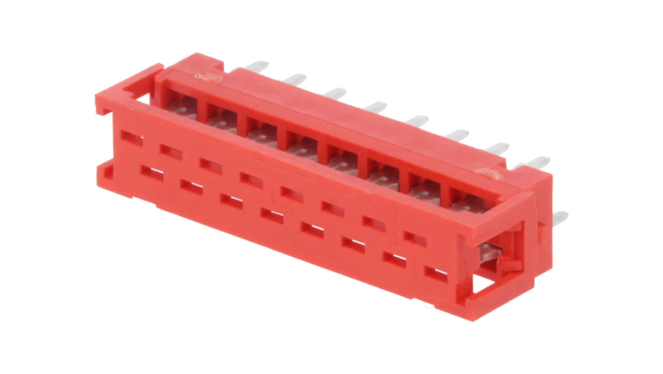 Micro-MaTch przejście 16-PIN IDC,THT na PCB,na taśmę 1,27mm 8-215570-6