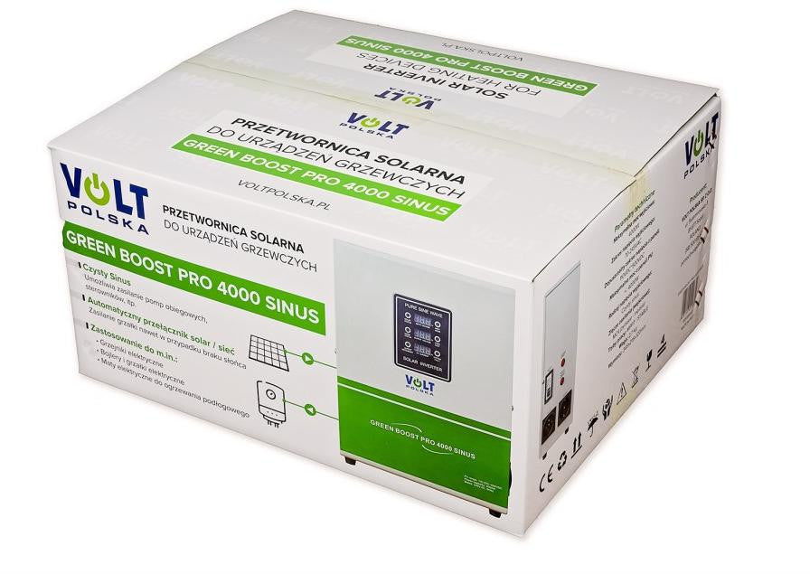 Przetwornica solarna VOLT POLSKA GREEN BOOST PRO 4000 SINUS (160-500VDC)
