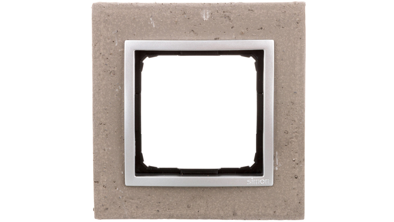 Simon 54 Nature Ramka pojedyncza beton - MOKRA ROBOTA DRN1/96