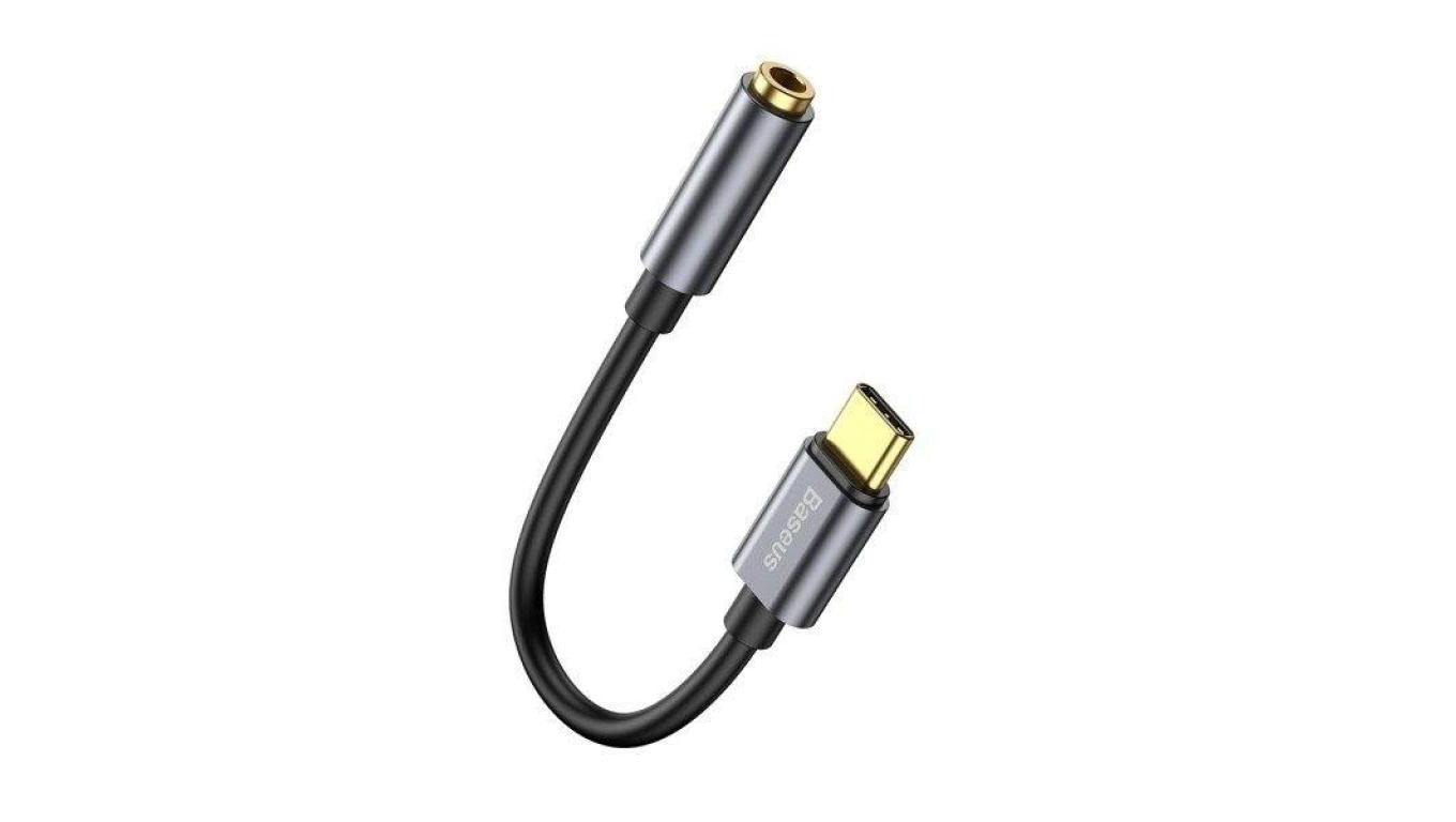 BASEUS Adapter USB-C / mini Jack 3,5mm (gniazdo)