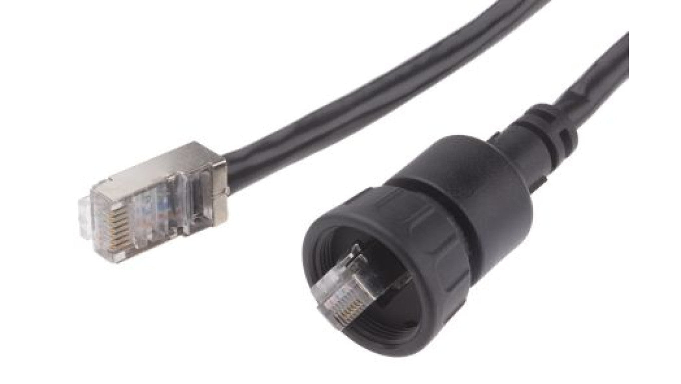 Kabel kat. 5e Ekranowane Czarny 2m