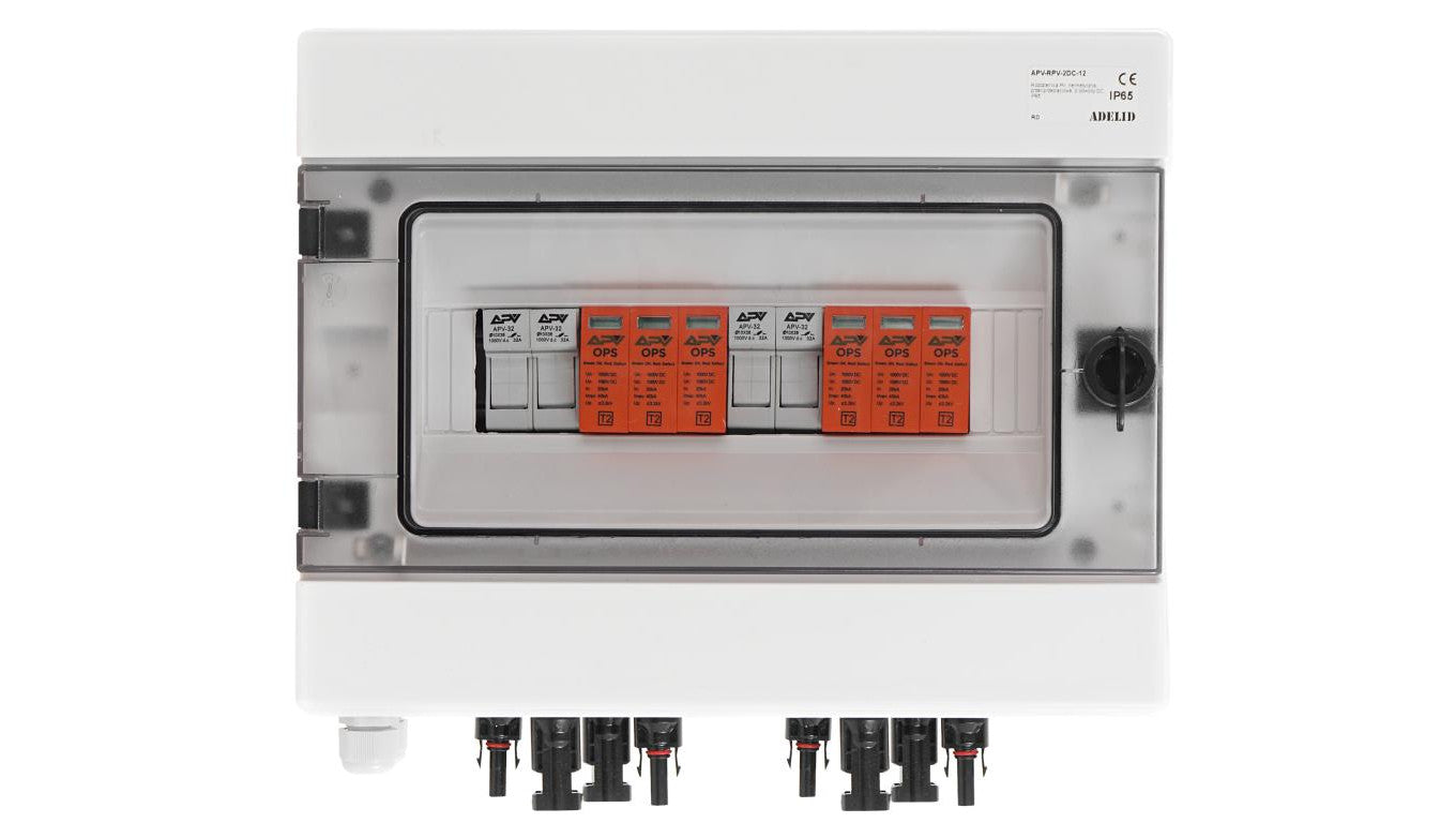 Rozdzielnica PV 1000V DC 2-stringi APV-RPV-2-12DC