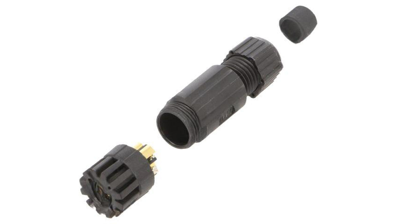 Złącze M8, żeńskie, PIN:4, wtyk, proste 8P-04BFFB-SL7001