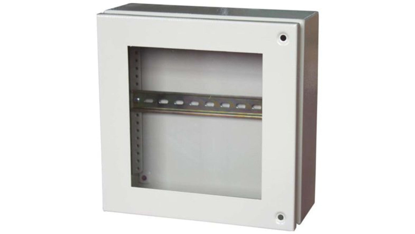 Puszka elektroinstalacyjna, 300 x 300 x 120mm, IP65, kolor Szary, materiał Stal, 0-wejściowa, RS PRO