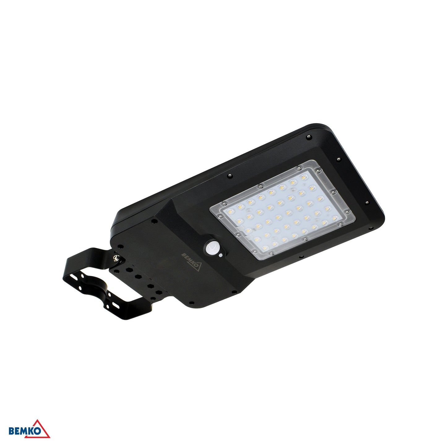 Solarna Oprawa uliczna LED SOLGER 40W 6000LM 4000K IP65 czarna cz. pir