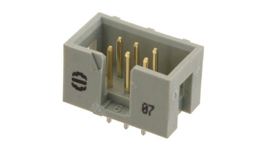 Gniazdo IDC męskie PIN: 6 proste THT 1,27mm R.styków: 2,54mm 09185067324