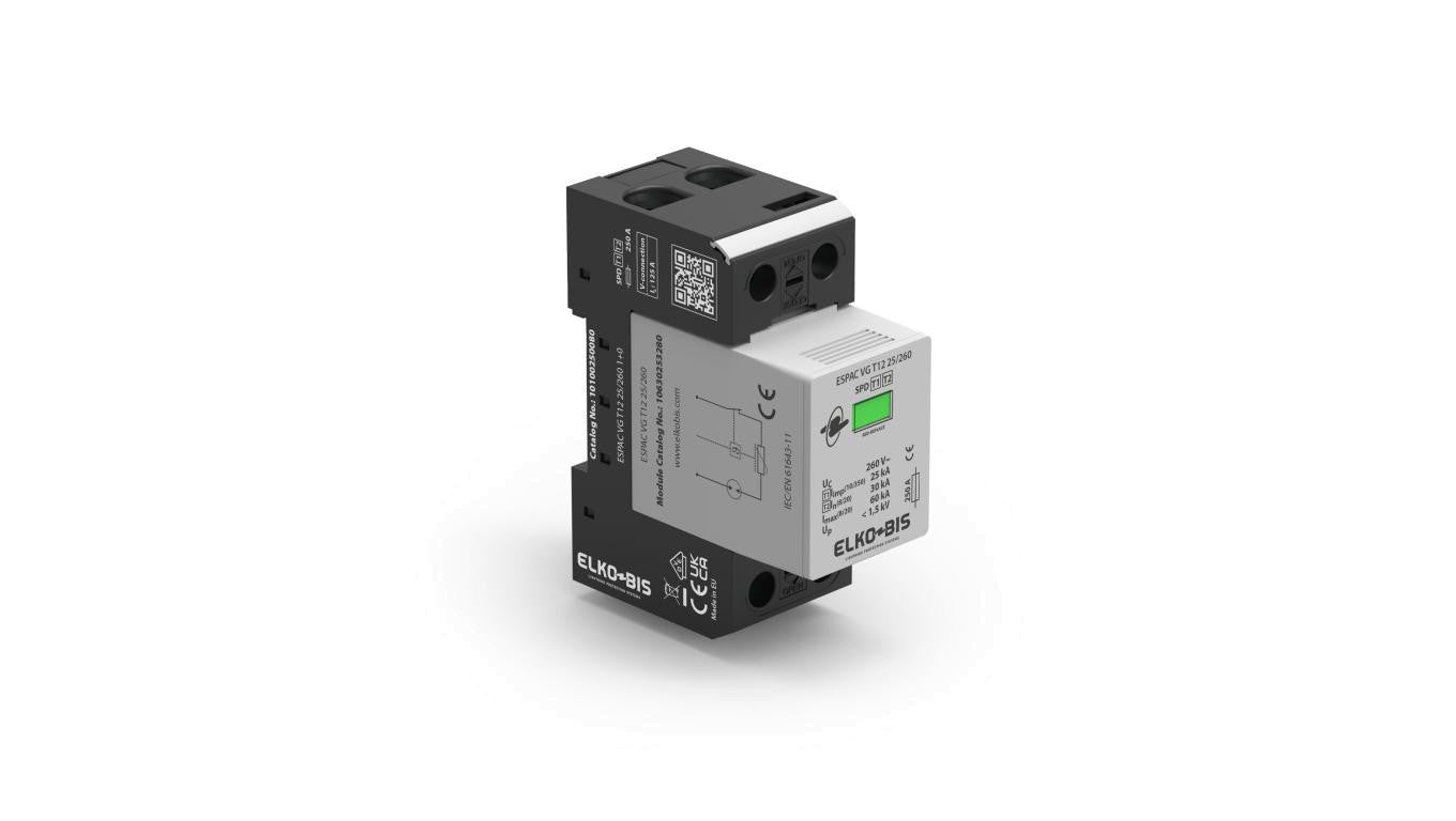 Ogranicznik przepięć ESPAC VG T12 25/275 1+0 10100250080