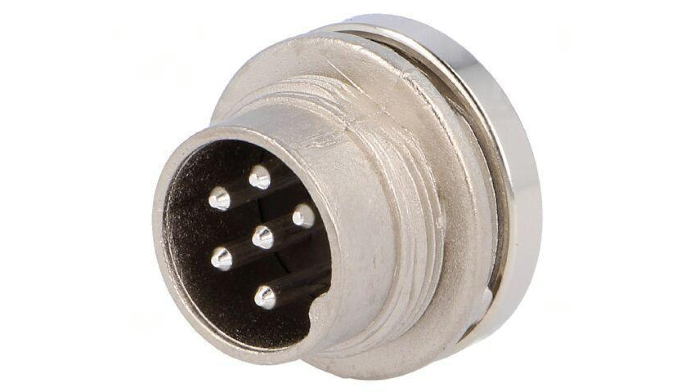 Złącze M16 gniazdo męskie -PIN 6 5A 300V C091A IP40 T3402000U