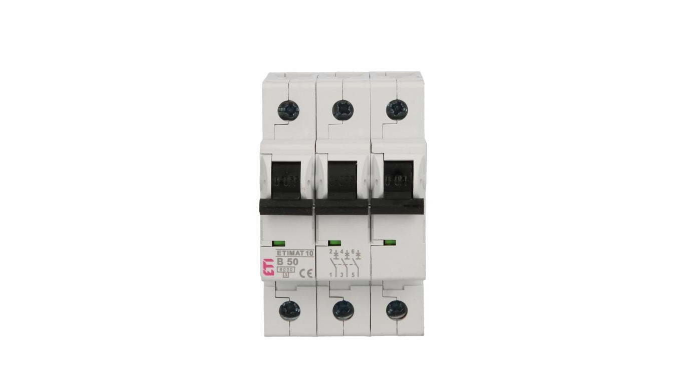Wyłącznik nadprądowy 3P B 50A 6kA AC ETIMAT10 002125721