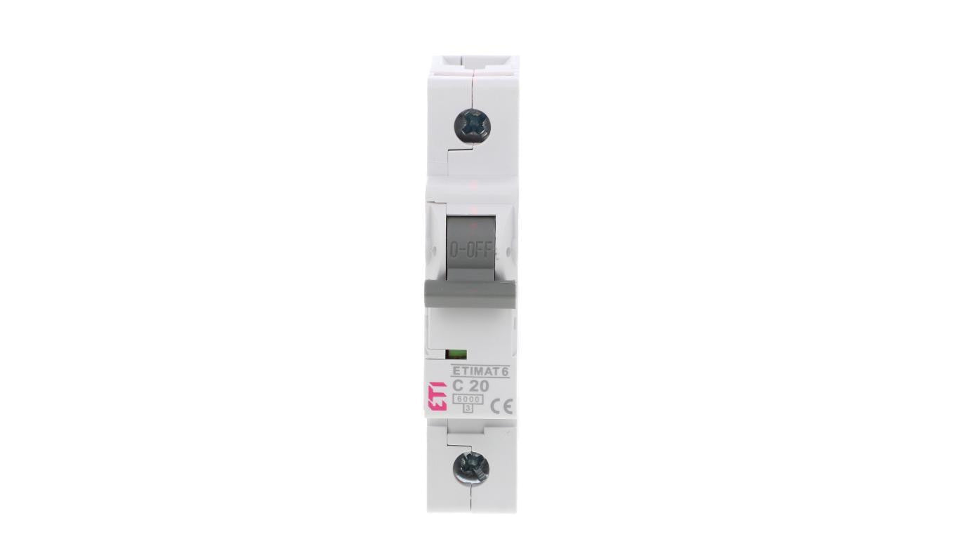 Wyłącznik nadprądowy 1P C 20A 6kA AC ETIMAT 6 002141517