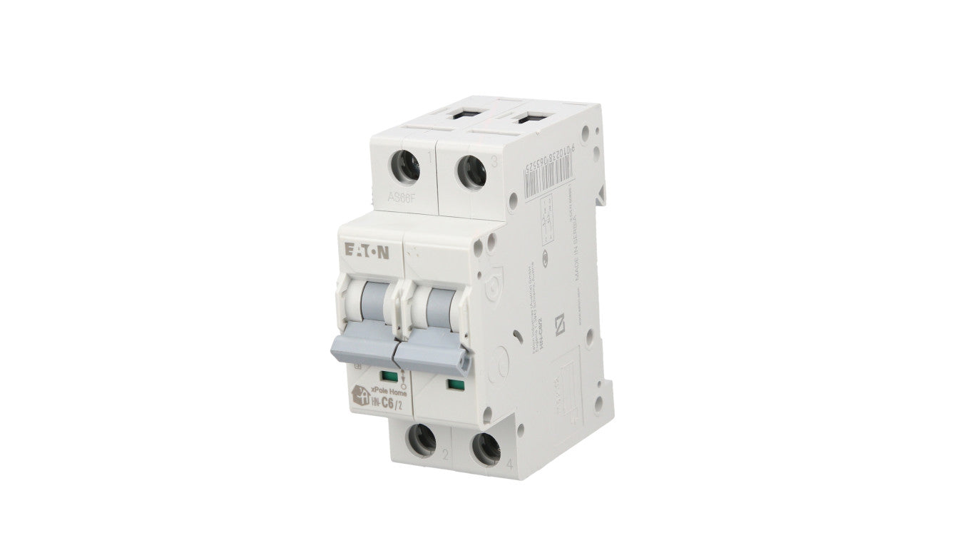 Wyłącznik nadprądowy 2P C 6A 6kA AC xPole Home HN-C6/2 194868