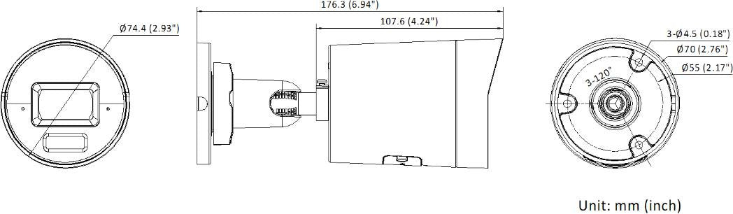 Kamera IP Hikvision DS-2CD2046G3-IZ2UY/SL(2.8/4mm)