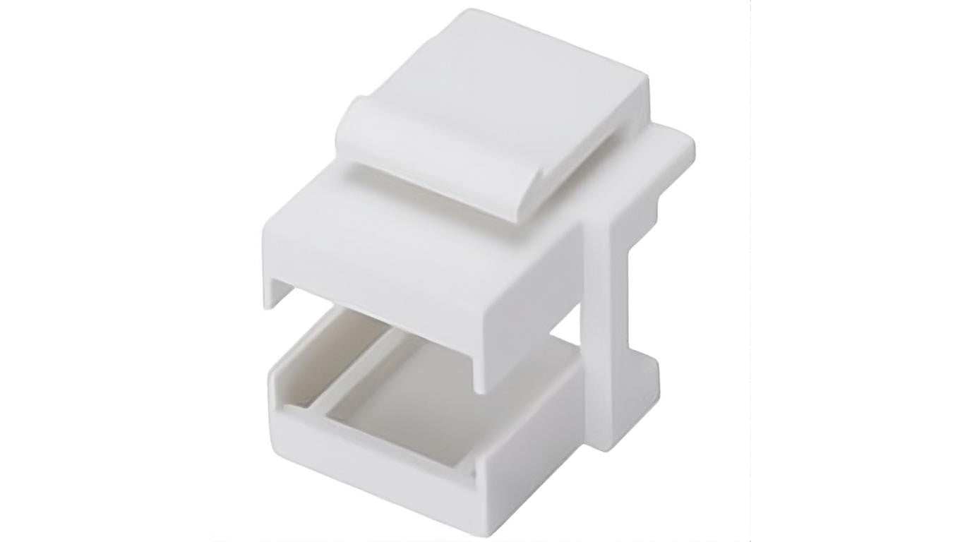 Adapter mocowania keystone światłowodowy (SC simplex / LC duplex) biały Alantec