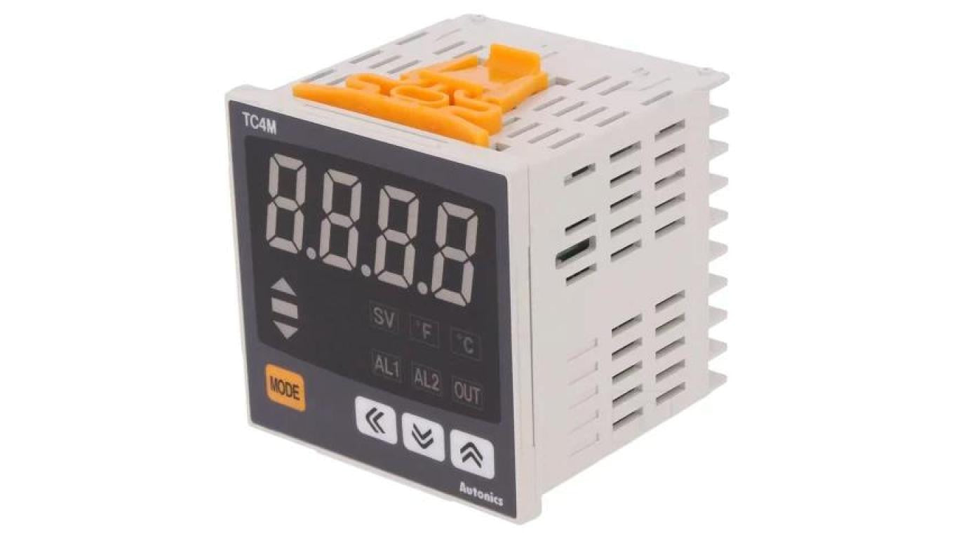 Moduł: regulator temperatury SPST-NO OUT 2: SSR OUT 3: alarmowe TC4M-24R