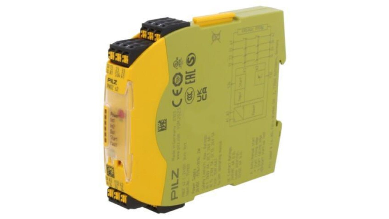 Moduł: przekaźnik bezpieczeństwa, Uzas: 24VDC, Input: 2, Output: 5, IP40 751102