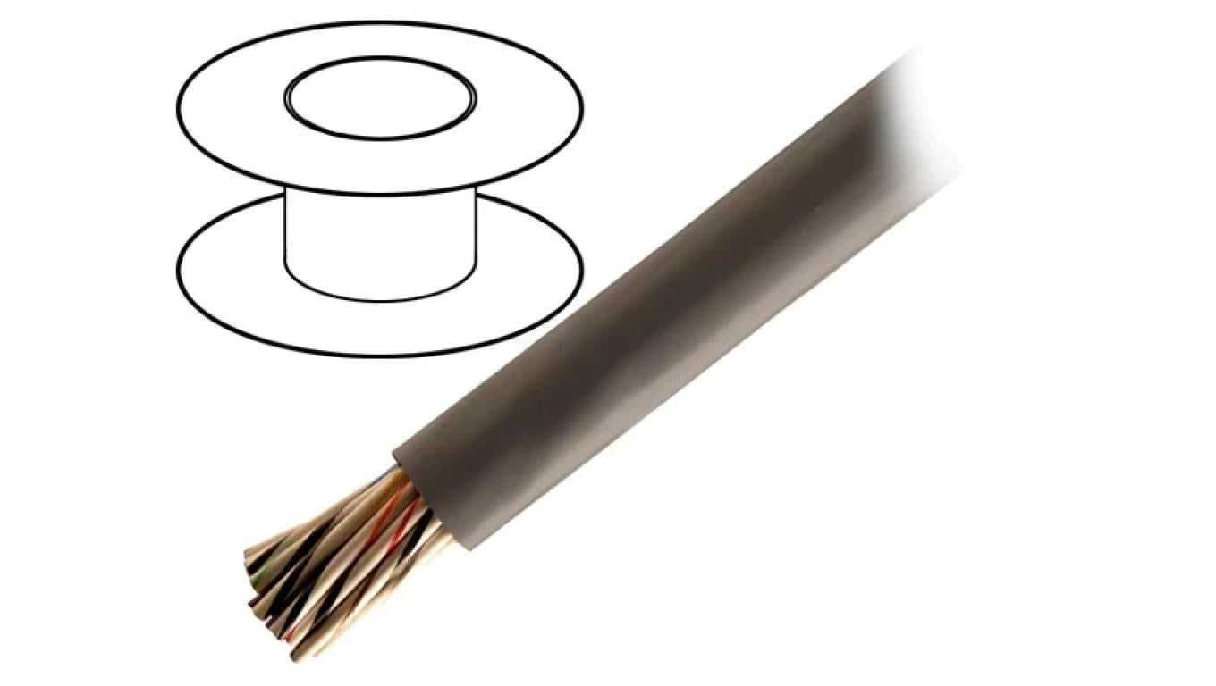 Przewód na rolce 30,5m ekranowany Alpha Essential 2x20AWG folia Al-PET 2411C SL005