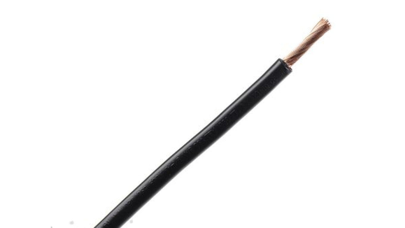 Kabel trzynormowy PCW, dł. 100m 10 mm², 75 A, 600 V, Maks. +105C Czarny Zgodność z trzema normami, RS PRO