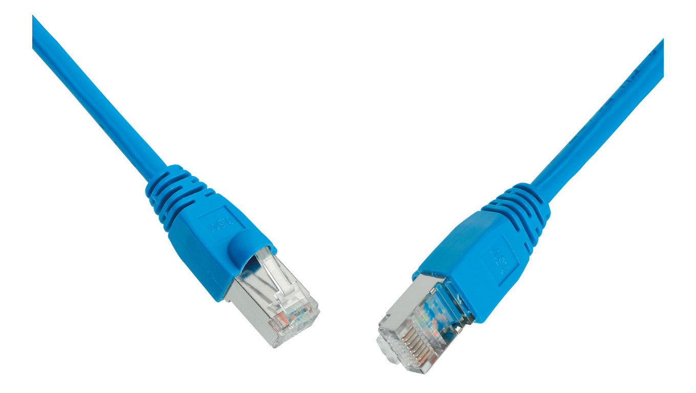 Patchcord CAT6 SFTP PVC 10m niebieski snag-proof C6-315BU-10MB