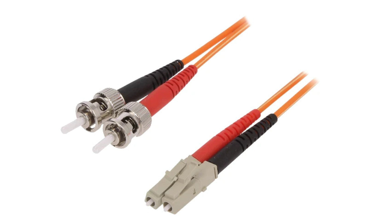 Patch cord światłowodowy OM1 LC/UPC,ST/UPC 2m LSZH 29032102
