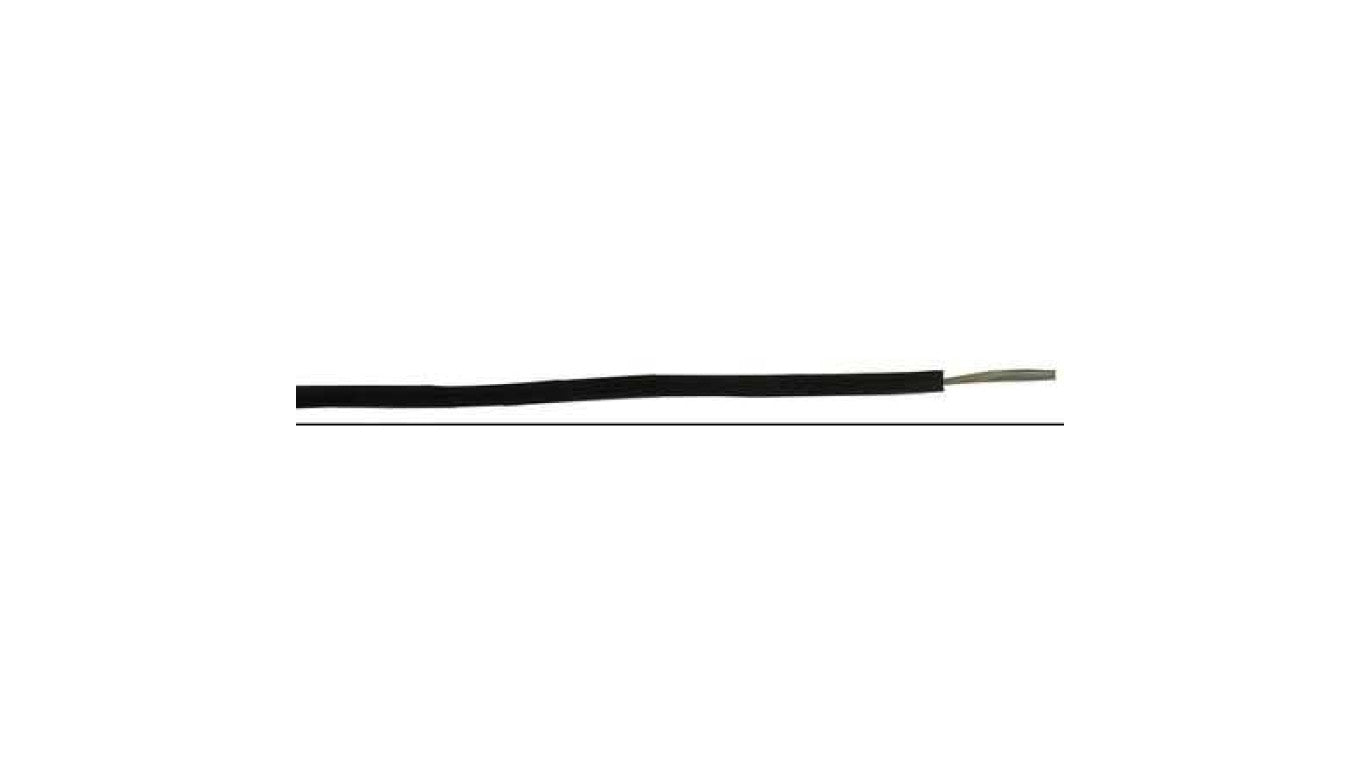 Przewód jednożyłowy linkowy, ZYRAD, 4 mm², 56/0,3 mm, 12 AWG, Poliolefina usieciowana, 600 V, Czarny, dł. 100m, RS PRO