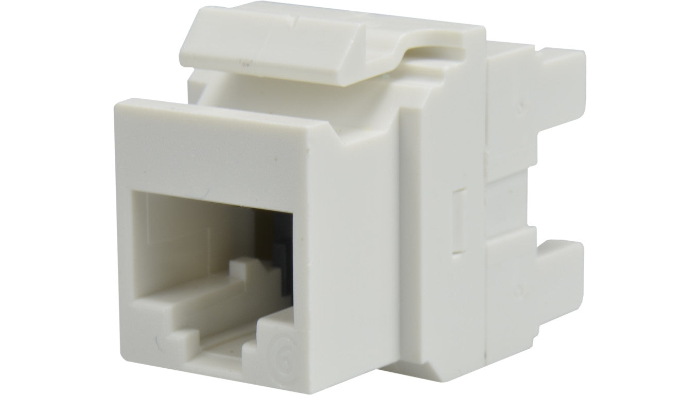 Moduł keystone RJ45 UTP kat.6 nieekranowany biały Molex