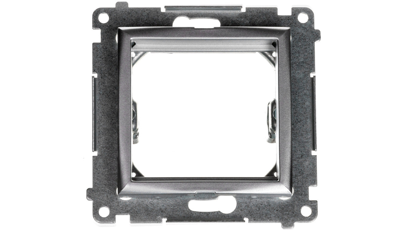 Simon 54 Adapter (przejściówka) na osprzęt standardu 45 × 45 mm srebrny (met.) DA45.01/43
