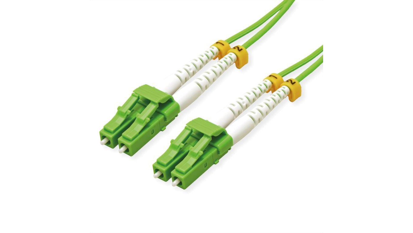 Kabel światłowodowy ROLINE 50/125µm OM5, LC/LC, LSOH, zielony, 3 m