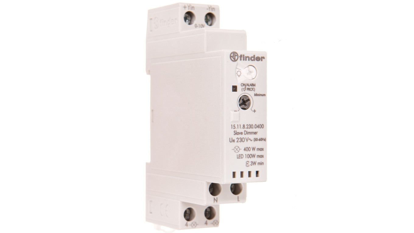 Elektroniczny przekaźnik impulsowy ze ściemniaczem 400W 45-65Hz funkcja SLAVE, sterowanie 0-10V 15.11.8.230.0400