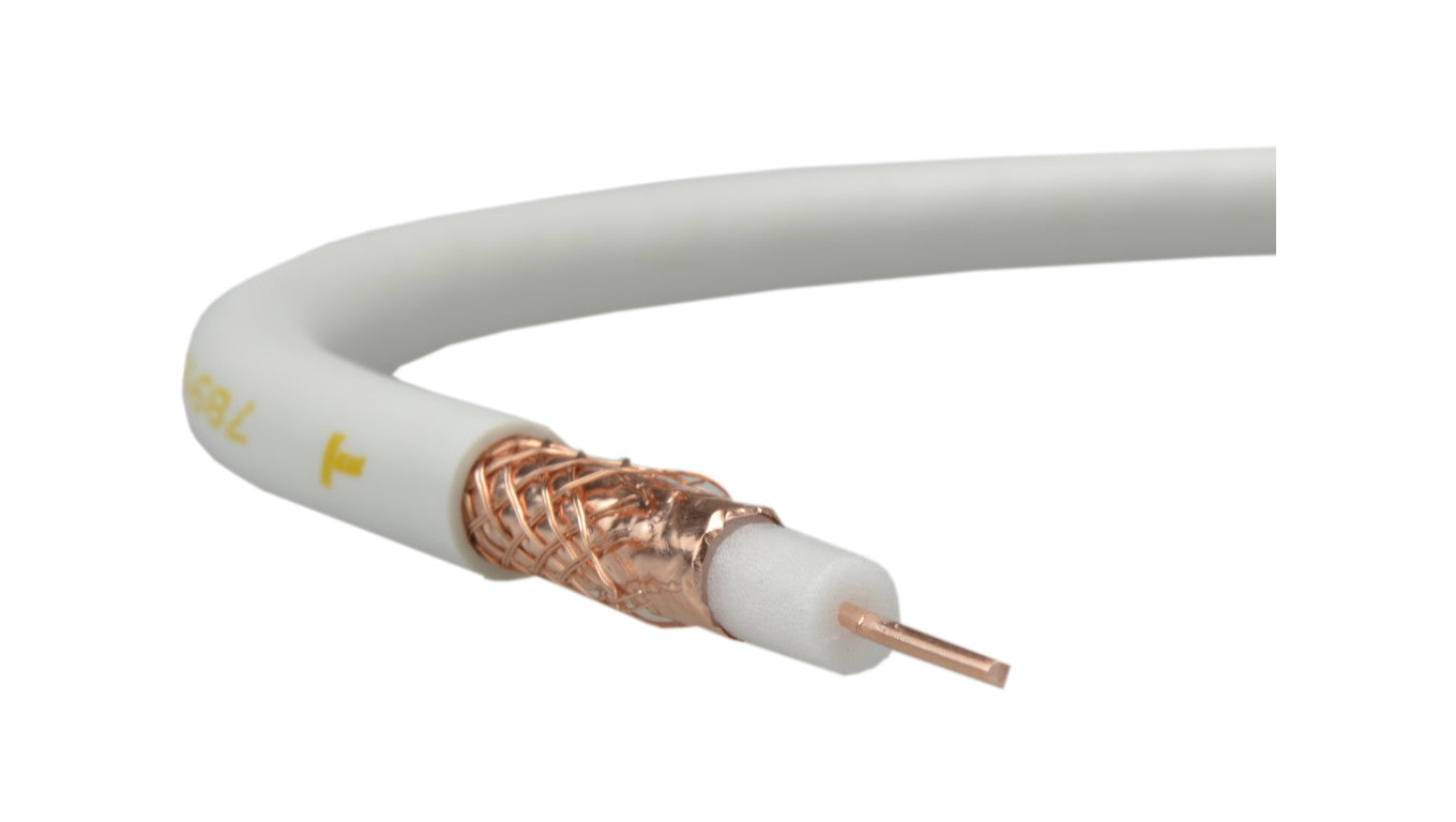 Przewód antenowy 75ohm YWDXpek K-1000 1,05/4,8/6,6 biały Elektrokabel /500m/