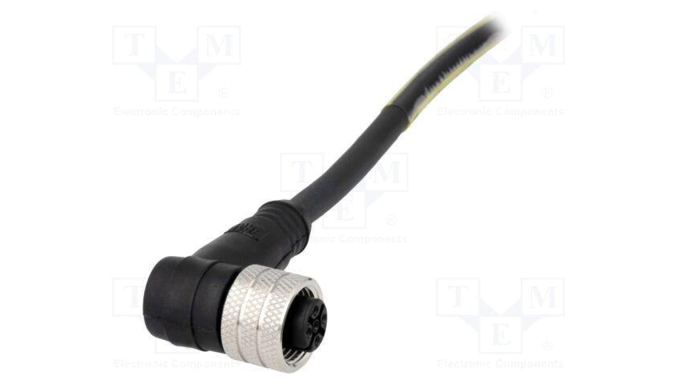 Złącze M12 wtyk żeńskie Micro-Change PIN 4 kątowe 90 4A 1200060022