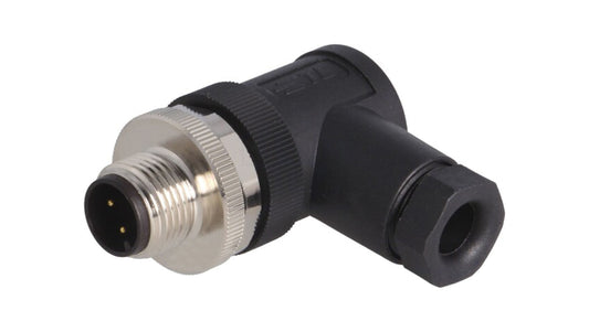 Złącze okrągłe M12 męskie kątowe nieekranowane 4-PIN 250V PG7 T4113001041-000
