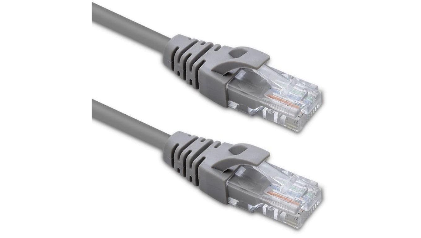 Qoltec Kabel Patchcord UTP CAT5e 2 x RJ-45 3m High speed Gold