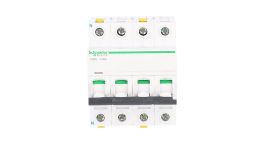 Wyłącznik nadprądowy 3N C 40A 6kA AC iC60N-C40-3N Acti9 A9F04740