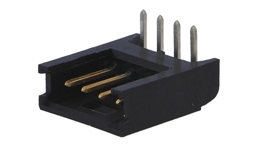 Gniazdo przewód-płytka męskie AMPMODU MOD II 2,54mm 4-PIN 280378-2