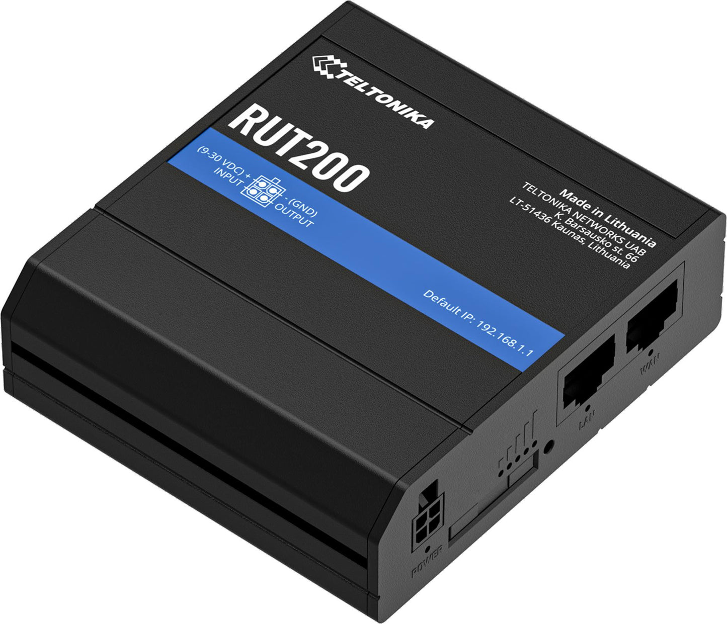 Teltonika RUT200 router przemysłowy 4G / LTE (RUT200010000)
