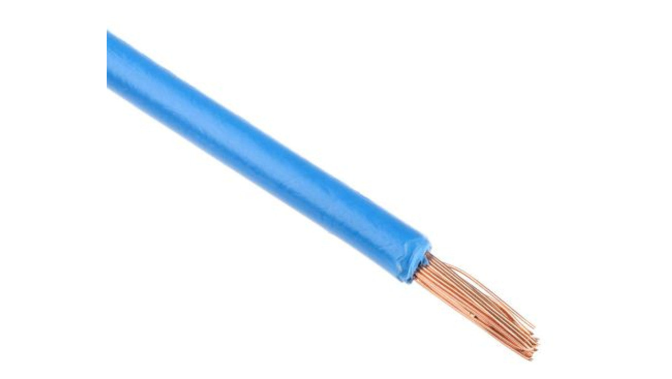 Kabel trzynormowy PCW, dł. 100m 4 mm², 41 A, 1 kV, Maks. +105C Mid Niebieski Zgodność z trzema normami, RS PRO