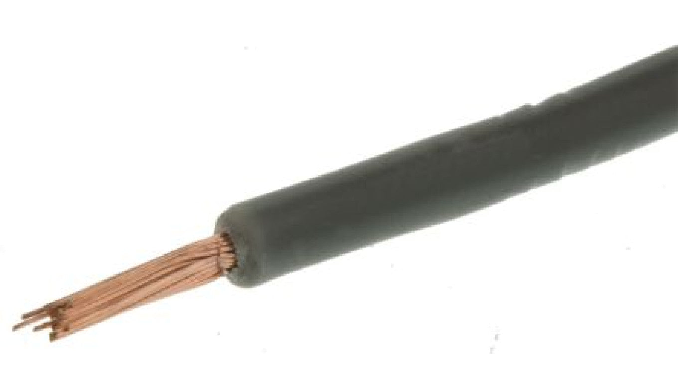Kabel trzynormowy, dł. 100m 1 mm², 17 A, 1 kV DC, 600 V AC, Maks. +105C Szary Zgodność z trzema normami, RS PRO