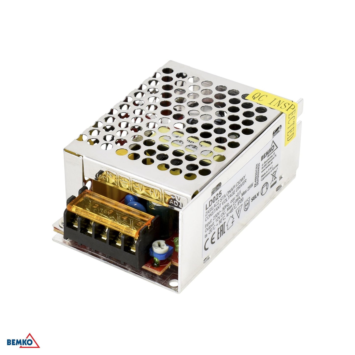 Zasilacz elektroniczny LED 12V 25W