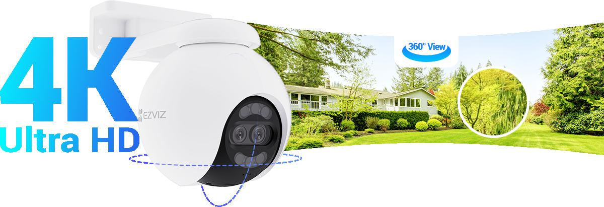 Zestaw do monitoringu Wi-Fi EZVIZ 4x H80x Dual 4K 8MP+2MP 4mm