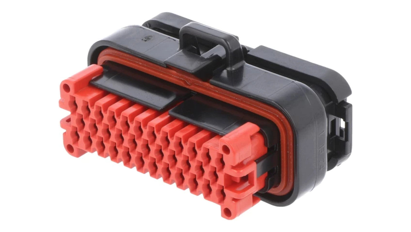 Złącze automotive AMPSEAL wtyk żeńskie 35-PIN IP6K9K czarny 776164-1
