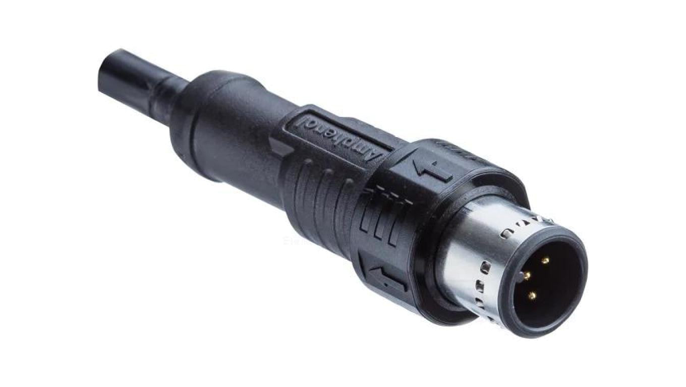 Wtyk M12 5-PIN męski kod A-DeviceNet / CANopen Dł 2m IP68 M12A-05BMMM-PL8D02