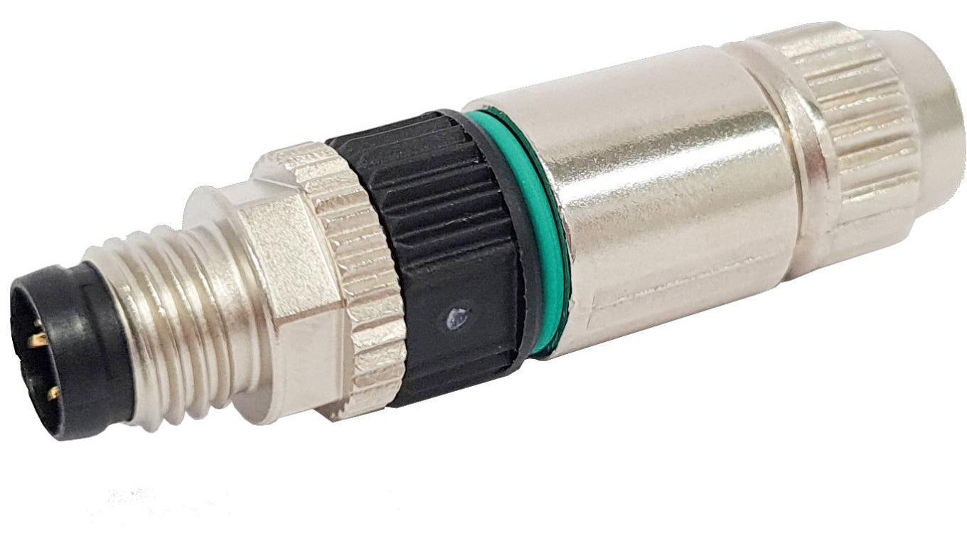 Złącze kablowe, proste, do samodzielnego montażu, szybkozłącze, Ø1,9-3,5mm, 2A, 32V, -40-85C, wtyk M8 3-PIN, IP67 VK003T78