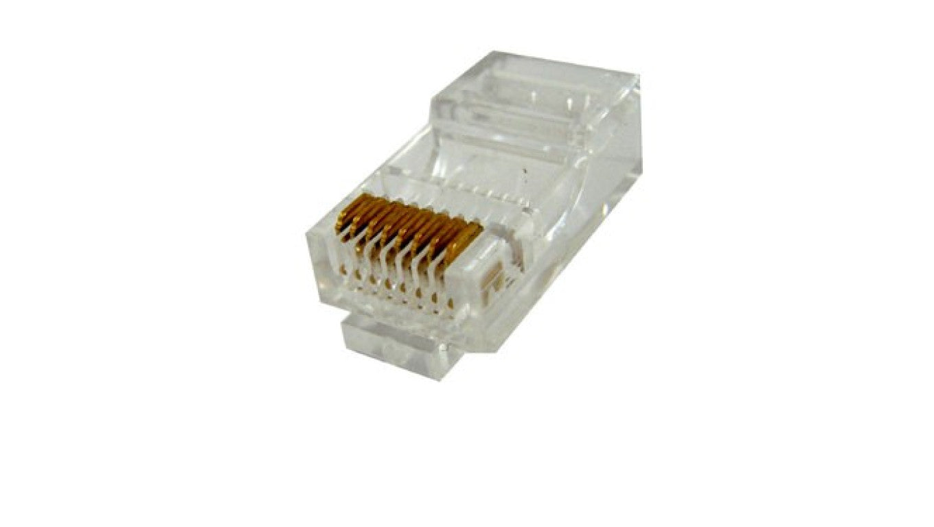 Wtyk teleinformatyczny 8P8C RJ45 UTO kat.5e okrągły drut /10szt.